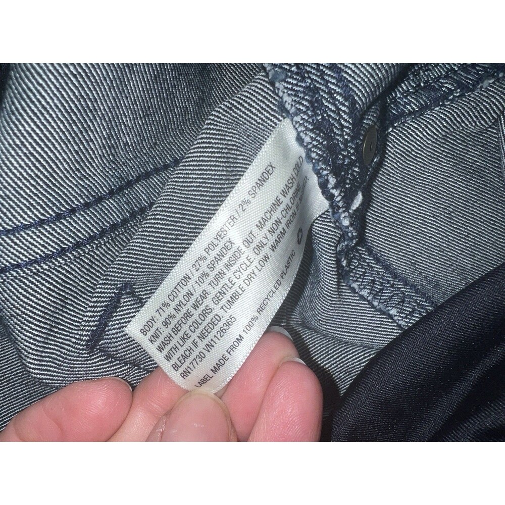 Ingrid & Isabel Maternity Jeans Pants Womens 16 Crossover Panel Over Belly New - Picture 7 of 11